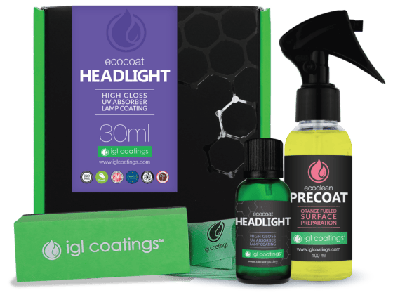 Az Ecocoat Headlight kerámiabevonat növeli a fényszórók élettartamát és fényerejét